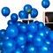 Blue Balloons 100 Pack 12 Inch Blue Latex Party Balloon Round Helium Blue Ballons for Birthday Graduation Baby Shower Baseball Nautical Gender Reveal Wedding Party Decorations